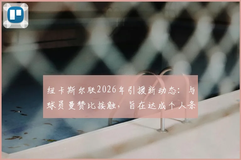 纽卡斯尔联2026年引援新动态:与球员曼赞比接触,旨在达成个人条款协议
